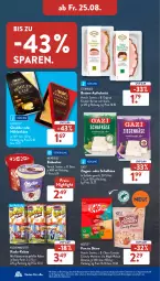 Gazetka promocyjna AldiSud - NÄCHSTE WOCHE - Gazetka - ważna od 26.08 do 26.08.2023 - strona 26 - produkty: alle artikel ohne dekoration, aufschnitt, Becher, braten, brownie, cheddar, choco crossies, creme, crossies, daim, dekoration, eis, eisbecher, gin, höhlenkäse, kakao, Käse, keks, kekse, kuchen, kuchenmeister, Meister, mondelez, nestlé, reis, salz, schafkäse, steinhaus, Ti, ZTE