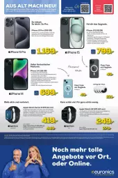 Gazetka promocyjna Euronics - Prospekte - Gazetka - ważna od 17.06 do 17.06.2024 - strona 12 - produkty: angebot, angebote, Apple, Apple Watch, Apple Watch SE, asti, deo, elle, fanta, fisch, fische, GPS, iphone, Ti, tisch