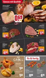 Gazetka promocyjna Rewe - Diese Woche im Angebot! - Gazetka - ważna od 26.03 do 26.03.2022 - strona 4 - produkty: aktionspreis, beef, braten, bratwurst, cordon bleu, eis, elle, fleisch, Frische Hähnchen, Garten, gewürz, gewürzsalz, gin, grill, grillhähnchen, hähnchenbrust, hähnchenschenkel, henkel, kräuter, kräutern, krustenbraten, mac, mit zwiebeln, nuss, oder rumpsteak, paprika, pfanne, pfannen, reis, rind, rinder, Rinderleber, roastbeef, rum, rumpsteak, saft, salz, schenkel, schinken, schwein, schweine, schweinefleisch, snack, steak, tafelspitz, Ti, vita, wein, weine, wurst, ZTE, zwiebel, zwiebeln