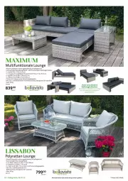 Gazetka promocyjna Selgros - Garten exklusiv - Gazetka - ważna od 30.07 do 30.07.2022 - strona 18 - produkty: aluminiumgestell, eis, ente, erde, glasplatte, kissen, latte, leine, reis, Rückenkissen, rückenlehne, sessel, Sofa, Ti, tisch