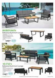 Gazetka promocyjna Selgros - Garten exklusiv - Gazetka - ważna od 30.07 do 30.07.2022 - strona 6 - produkty: armlehnen, Bank, eis, elle, erde, Holz, HP, kissen, latte, reis, sessel, Stühl, Ti, tisch, tischplatte, wasser