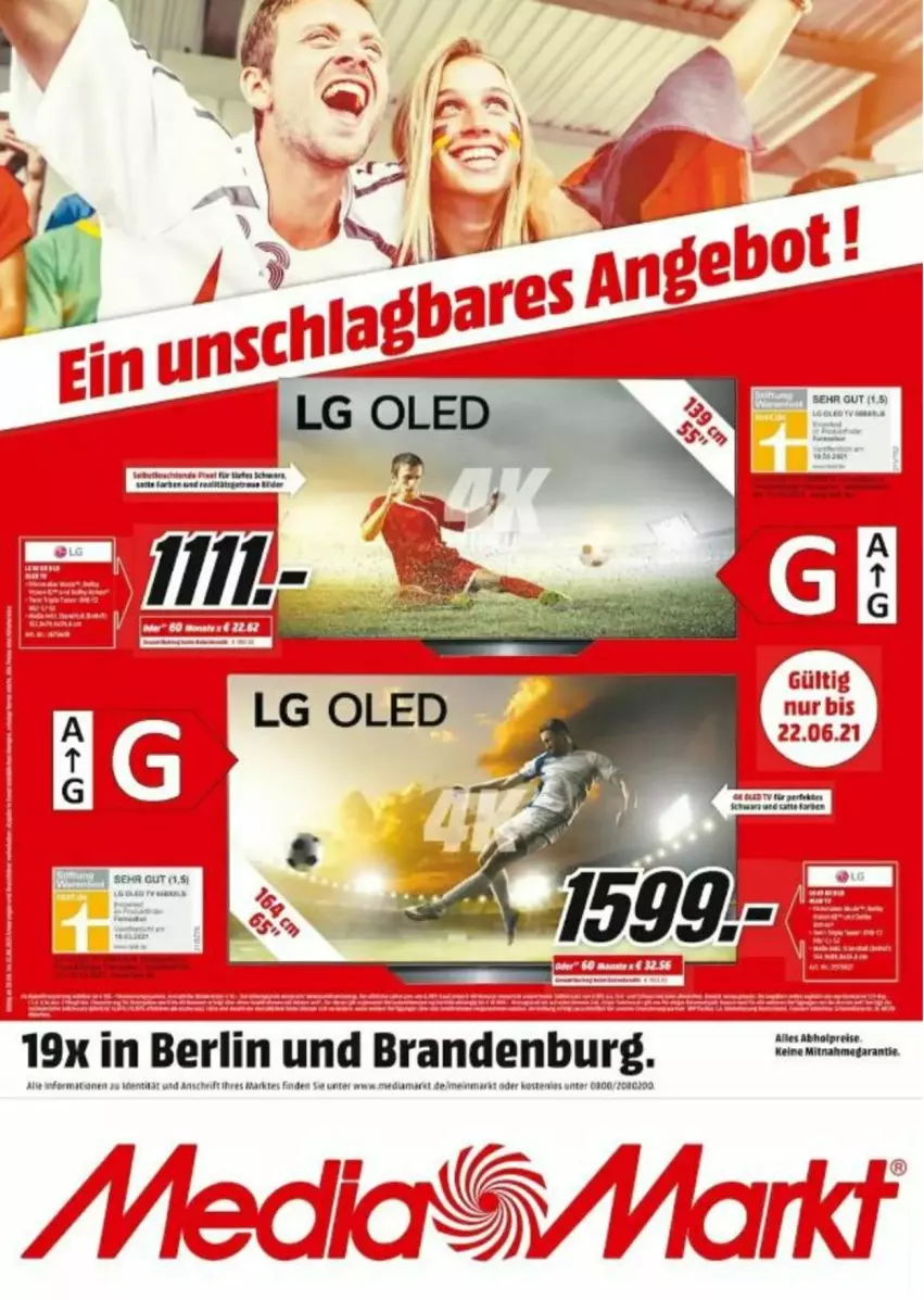 Aktueller Prospekt Media Markt - Prospekte - von 20.06 bis 26.06.2021 - strona 1