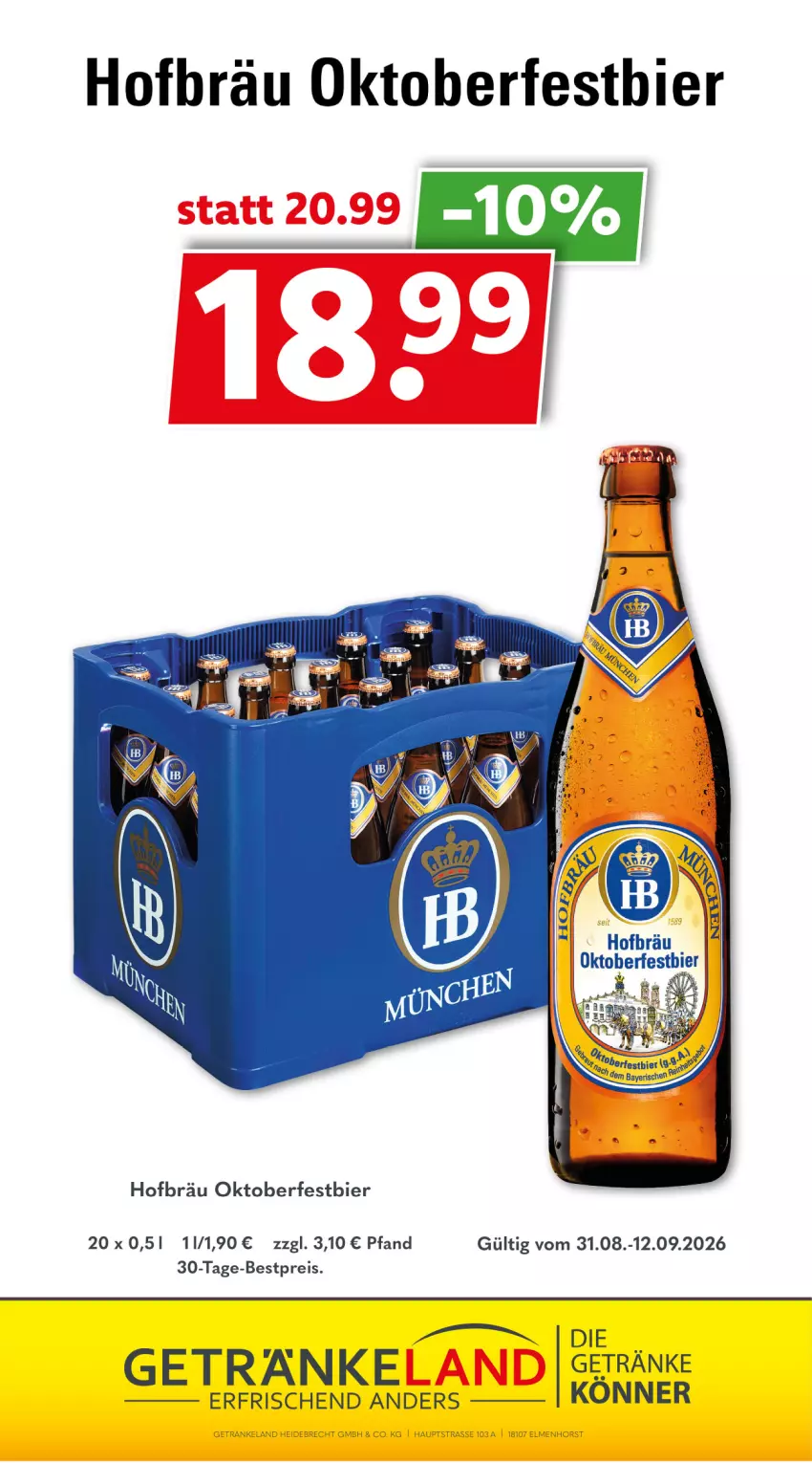 Aktueller Prospekt Getraenkeland - von 31.08 bis 12.09.2026 - strona 11 - produkty: bestpreis, bier, eis, Elan, getränk, getränke, reis, Ti