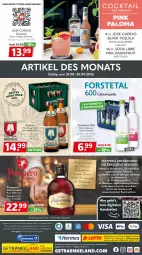 Gazetka promocyjna Getraenkeland - Gazetka - ważna od 12.09 do 12.09.2026 - strona 10 - produkty: abholpreise, aktionspreis, alkohol, Alwa, bestpreis, bestpreise, bourbon, cocktail, deo, eis, Elan, flasche, Forstetal, getränk, getränke, grapefruit, mineralwasser, reis, rezept, rum, Soda, Spaten, tequila, Ti, wasser, Yo