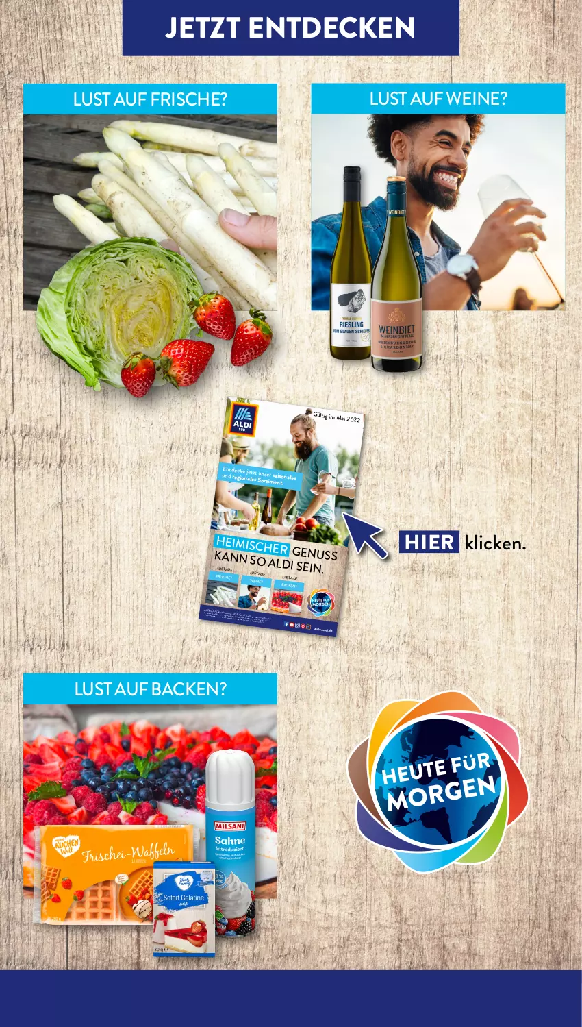 Aktueller Prospekt AldiSud - ALDI Aktuell - von 16.05 bis 21.05.2022 - strona 11 - produkty: aldi, auto, decke, eis, nuss, Ti, wein, weine