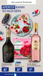 Gazetka promocyjna AldiSud - ALDI Aktuell - Gazetka - ważna od 21.05 do 21.05.2022 - strona 52 - produkty: aldi, aperitif, beere, beeren, cocktail, eis, flasche, himbeer, himbeere, himbeeren, mac, reis, Ti, valdo, wein, Wild, wild berry