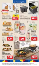 Gazetka promocyjna Lidl - Aktionsprospekt - Gazetka - ważna od 29.06 do 29.06.2024 - strona 37 - produkty: angebot, bambus, Bau, Behälter, besteck, beutel, Brei, coupon, decke, Deckel, edelstahl, eimer, eis, elle, ernesto, Frittierkorb, getränk, getränke, getränkespender, Glasdeckel, Gläser, grill, Grillpfanne, henkel, herdarten, Holz, ilag, Käse, korb, latte, maille, messer, müllbeutel, Ofen, Persona, pfanne, reis, Ria, rwe, Schlitten, schneidebrett, silvercrest, spülmaschinen, Ti, Tiere, tisch, topf, Trinkhalme, und pfanne, Untersetzer, ZTE