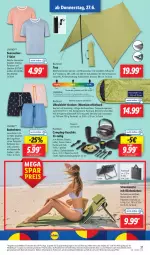 Gazetka promocyjna Lidl - Aktionsprospekt - Gazetka - ważna od 29.06 do 29.06.2024 - strona 41 - produkty: angebot, Bad, badeshorts, Bau, baumwolle, coupon, decke, eis, elle, gabel, geschirr, hose, latte, leine, livergy, Löffel, messer, Persona, Regenschutz, reis, Ria, sac, salat, schlafsack, seersucker, shirt, shorts, strandmatte, T-Shirt, Tasche, taschen, tasse, teller, Ti, uv-schutz, wolle, ZTE