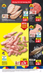 Gazetka promocyjna Lidl - Aktionsprospekt - Gazetka - ważna od 29.06 do 29.06.2024 - strona 5 - produkty: aktionspreis, angebot, brot, coupon, eis, elle, fleisch, forelle, Frische Hähnchen, geschnetzeltes, grill, hackfleisch, hackfleisch gemischt, lachs, Meister, minutenschnitzel, minutensteaks, preisvorteil, pute, reis, rel, rind, schnitzel, schwein, schweine, steak, steaks, Ti, wein, weine, Zelt, ZTE