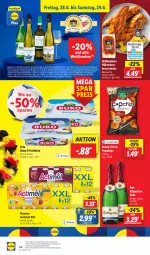 Gazetka promocyjna Lidl - Aktionsprospekt - Gazetka - ważna od 29.06 do 29.06.2024 - strona 54 - produkty: actimel, aktionspreis, angebot, arla, arla buko, berliner, Buko, chips, coupon, danone, discount, drucker, eis, elle, Engel, ente, frischkäse, grill, Käse, kerze, LG, Meister, papier, preisvorteil, reis, sekt, steak, steaks, teller, Ti, wein, weine, Weißwein, ZTE