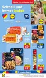 Gazetka promocyjna Lidl - Aktionsprospekt - Gazetka - ważna od 29.06 do 29.06.2024 - strona 8 - produkty: angebot, burger, coupon, curry, elle, fertiggericht, fertiggerichte, ketchup, ndk, pizza, Schal, Schale, snack, Ti