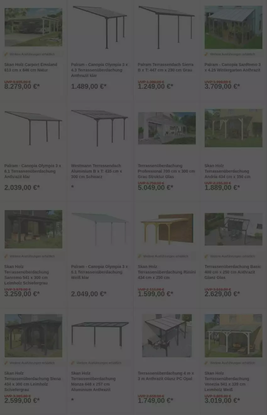 Aktueller Prospekt Obi - Prospekte - von 20.05 bis 28.05.2025 - strona 4 - produkty: aust, Carport, Garten, Holz, natur, Ria, siena, Sierra, Terrassenüberdachung, Ti