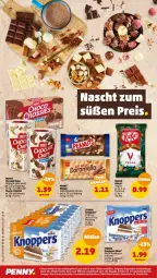 Gazetka promocyjna Penny - Prospekte - Gazetka - ważna od 15.10 do 15.10.2022 - strona 10 - produkty: beutel, chips, choclait chips, choco crossies, crossies, eis, erdnuss, gin, haselnuss, knoppers, LG, milch, nuss, reis, riegel, storck, Ti, ZTE