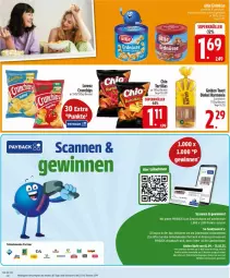 Gazetka promocyjna Edeka - Prospekte - Gazetka - ważna od 04.10 do 04.10.2025 - strona 10 - produkty: beutel, chips, coupon, crunchips, eis, erde, erdnüsse, gewinnspiel, golden toast, lorenz, lorenz crunchips, payback, reis, sandwich, tee, Ti, toast, tortilla, tortillas, ültje, ültje erdnüsse, ZTE