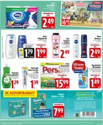 Gazetka promocyjna Edeka - Prospekte - Gazetka - ważna od 04.10 do 04.10.2025 - strona 23 - produkty: creme, flasche, geschirr, geschirrspülmittel, gin, Kuschelweich, mint, nivea, olive, palmolive, persil, shampoo, spülmittel, spülung, weichspüler