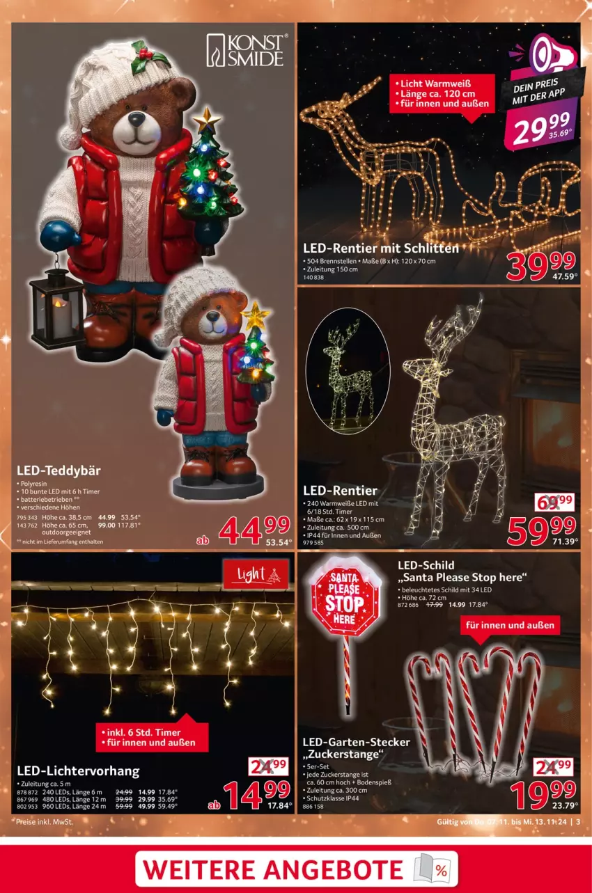 Aktueller Prospekt Selgros - Non Food - von 07.11 bis 13.11.2024 - strona 3 - produkty: angebot, angebote, elle, Garten, led-licht, leds, Lichtervorhang, rum, tee, Ti, timer, zucker