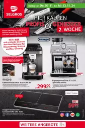 Gazetka promocyjna Selgros - Non Food - Gazetka - ważna od 13.11 do 13.11.2024 - strona 1 - produkty: angebot, angebote, auto, bohne, bohnen, braun, decke, delonghi, eis, Elektro, entkalker, espresso, getränk, getränke, HP, kaffee, kaffeebohnen, kaffeevollautomat, Karaffe, kochfeld, latte, LG, milch, Spezi, spülmaschinen, tee, Ti, wasser, wasserfilter, WICK