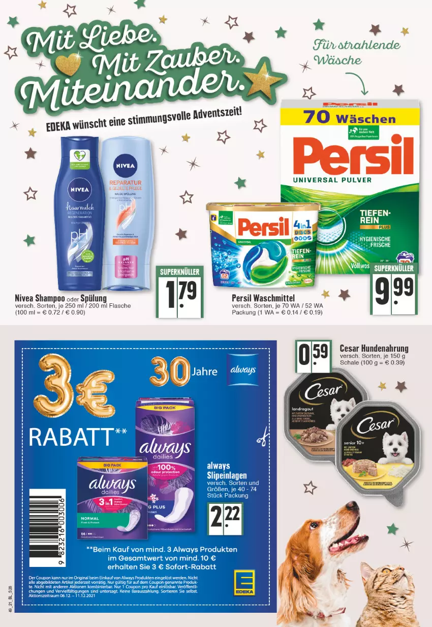 Aktueller Prospekt Edeka - Angebote der Woche - von 06.12 bis 11.12.2021 - strona 28