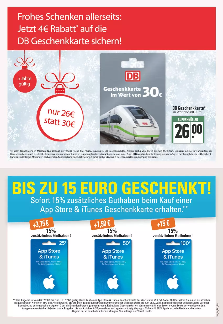 Aktueller Prospekt Edeka - Angebote der Woche - von 06.12 bis 11.12.2021 - strona 31