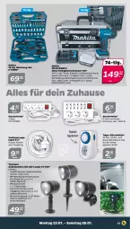 Gazetka promocyjna Netto - Woche 4 - Gazetka - ważna od 28.01 do 28.01.2023 - strona 13 - produkty: akku, Akku-Schlagbohrschrauber, batterie, batterien, Bohrschrauber, deo, eis, elle, Holz, HP, kamera, Kinder, Lampe, led-licht, LG, Makita, Rauch, Schal, technaxx, Ti, uhr, werkzeug