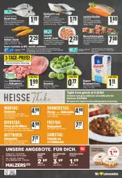 Gazetka promocyjna Edeka - Angebote der Woche - Gazetka - ważna od 05.02 do 05.02.2022 - strona 24 - produkty: angebot, angebote, auer, Bau, Bauer, bio, braten, brot, brötchen, Dorade, dorade royal, eier, eis, elle, ente, filet, fisch, fische, Fischer, fischtheke, fleisch, forelle, früchte, garnelen, grill, gulasch, ilag, kabeljaufilet, kasseler, knoblauch, kräuter, kräutern, küche, lachs, lebensmittel, malz, meeresfrüchte, mehl, Mett, mettwurst, nudel, nudeln, nuss, papier, pilze, Rauch, reis, rel, riesengarnelen, rind, rinder, rindergulasch, ring, rosen, Rosenkohl, saft, sauce, Schere, schwein, schwein und rind, schweine, schweinefilet, telefon, Ti, tisch, tomate, tomaten, uhr, vom schwein und rind, wein, weine, weizenmehl, wurst, zitrone, zitronen