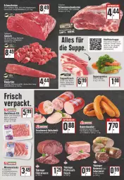 Gazetka promocyjna Edeka - Angebote der Woche - Gazetka - ważna od 05.02 do 05.02.2022 - strona 6 - produkty: auer, aufschnitt, Bau, Bauer, braten, eis, filet, fleisch, frischwurst-aufschnitt, gulasch, hackfleisch, jungbullen, knacker, mac, Mett, mettwurst, minutensteaks, pfeffer, rind, rindfleisch, Rotwurst, saft, Schal, Schale, schwein, schweine, schweinenacken, schweinerücken, spitzenqualität, steak, steaks, suppe, suppen, Ti, tuc, wein, weine, wurst