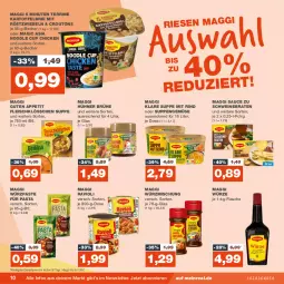 Gazetka promocyjna Real - Gazetka - ważna od 23.09 do 23.09.2023 - strona 10 - produkty: Becher, braten, Brei, Brühe, croutons, eis, flasche, fleisch, hühner, kartoffel, kartoffelbrei, maggi, maggi würze, mit röstzwiebeln, pasta, ravioli, reis, rind, röstzwiebeln, sauce, schwein, schweine, schweinebraten, suppe, suppen, terrine, Ti, wein, weine, ZTE, zwiebel, zwiebeln