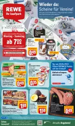 Gazetka promocyjna Rewe - REWE Ihr Kaufpark - Gazetka - ważna od 30.04 do 30.04.2022 - strona 1 - produkty: aktionspreis, angebot, angebote, avocado, avocados, bolognese, bratwurst, coupon, eis, elle, elsässer art, ente, flammkuchen, flasche, gewürz, Heu, joghur, joghurt, kirsch, kirsche, knorr, knorr fix, kuchen, lamm, Mett, milch, Müller, müllermilch, nudel, Ofen, panna cotta, payback, pizza, reis, rum, sahne, sahne joghurt, salami, schinken, schwein, schweine, schweinemett, spaghetti, spaghetti bolognese, Sport, steinofen, steinofen pizza, Ti, uhr, wagner, wein, weine, wurst, zott