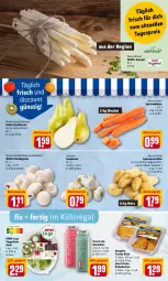 Gazetka promocyjna Rewe - REWE Ihr Kaufpark - Gazetka - ważna od 30.04 do 30.04.2022 - strona 3 - produkty: aktionspreis, beutel, Birnen, champignon, champignons, eis, henglein, kartoffel, kartoffeln, Käse, knoblauch, kuchen, kühlregal, LG, möhren, regal, reis, salat, Schal, Schale, smoothie, smoothies, spargel, speisekartoffeln, speisemöhren, tafelbirnen, Ti, true fruits, ziegenkäse