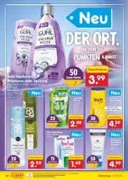 Gazetka promocyjna Netto Marken-Discount - Filial-Angebote - Gazetka - ważna od 15.04 do 15.04.2023 - strona 24 - produkty: auer, Bebe, bestpreis, beutel, creme, dauertiefpreis, deo, deospray, duschdas, dusche, eis, Guhl, hyaluron, Lippenpflege, milch, ndk, neutrogena, reis, shampoo, shampoo oder spülung, sonnenmilch, spülung, Ti, tiefpreis