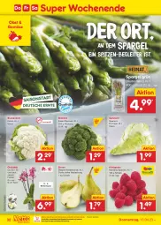 Gazetka promocyjna Netto Marken-Discount - Filial-Angebote - Gazetka - ważna od 15.04 do 15.04.2023 - strona 32 - produkty: asti, beere, beeren, bestpreis, Birnen, blume, blumen, blumenkohl, Blüte, brokkoli, eis, himbeer, himbeere, himbeeren, LG, ndk, obst, orchidee, reis, Schal, Schale, spargel, spargel grün, spitzkohl, Ti, topf