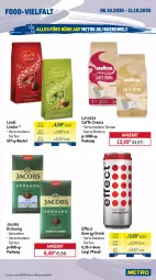 Gazetka promocyjna Metro - Wochen-Angebote - Gazetka - ważna od 11.10 do 11.10.2025 - strona 13 - produkty: angebot, barilla, beutel, bohne, bohnen, caffè crema, De Cecco, drink, ecco, Effect, eis, energy drink, Gläser, haribo, italienische pasta, jacobs, jacobs krönung, lavazza, lindor, lindt, Metro, metro gastro, olive, oliven, pasta, pesto, reis, Ti