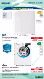 Gazetka promocyjna Metro - Wochen-Angebote - Gazetka - ważna od 11.10 do 11.10.2025 - strona 18 - produkty: angebot, auer, auto, brot, edelstahl, eis, Elektro, elle, fleisch, gefrierschrank, KitchenAid, küche, Küchen, küchenmaschine, kühlschrank, lebensmittel, LG, Metro, nudel, reis, Schere, Schrank, schüssel, teller, Ti, tisch, Vakuumierer