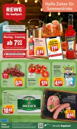 Gazetka promocyjna Rewe - REWE Ihr Kaufpark - Gazetka - ważna od 02.07 do 02.07.2022 - strona 1 - produkty: angebot, angebote, aperitif, aperol, bratwurst, drink, drinks, eis, elle, gewürz, Heu, kirsch, kirsche, kirschen, Mett, reis, rispentomaten, rum, Schal, Schale, schwein, schweine, schweinemett, Ti, tomate, tomaten, uhr, wein, weine, wurst