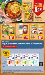 Gazetka promocyjna Rewe - REWE Ihr Kaufpark - Gazetka - ważna od 02.07 do 02.07.2022 - strona 26 - produkty: angebot, bolognese, Brei, congstar, eintopf, eis, erasco, heinz, ketchup, Liege, maggi, maggi fix, mayonnaise, milch, milchreis, mondamin, nudel, Rauch, reis, ring, schinken, spaghetti, spaghetti bolognese, Ti, tomato ketchup, topf, Yo, ZTE