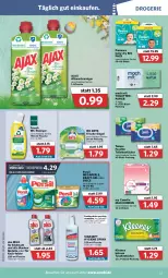 Gazetka promocyjna Combi - Prospekte - Gazetka - ważna od 09.04 do 09.04.2022 - strona 23 - produkty: ajax, allzweckreiniger, baby-dry, balsam, binden, bio, biozidprodukte, camelia, edelstahl, eis, ente, flasche, Frosch, kraft, mac, megaperls, pampers, papier, persil, Rauch, reiniger, reis, rwe, Tasche, taschen, taschentücher, Tempo, Ti, toilettentücher, tücher, wc ente, wc-reiniger, weck