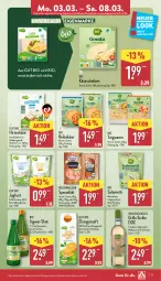 Gazetka promocyjna Aldi Nord - Von Montag - Gazetka - ważna od 08.03 do 08.03.2025 - strona 11 - produkty: aldi, angebot, angebote, Becher, bio, eier, flasche, grill, grillo, hirtenkäse, ingwer, joghur, joghurt, Käse, käsescheiben, Mett, milch, orange, orangen, orangensaft, Reibekäse, rügenwalder, saft, salami, salz, Spezi, teigwaren, Ti, wein, Weißwein, ZTE