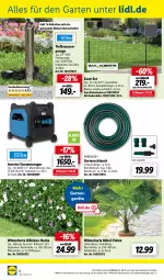 Gazetka promocyjna Lidl - Juni-Highlights im Onlineshop - Gazetka - ważna od 30.06 do 30.06.2023 - strona 6 - produkty: auer, Bau, Blüte, brunnen, eis, Garten, gartenschlauch, ndk, Parkside, pflanze, pflanzen, Ria, Schal, schlauch, Stromerzeuger, Ti, Tiefbrunnenpumpe, ZTE