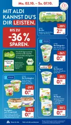 Gazetka promocyjna AldiSud - NÄCHSTE WOCHE - Gazetka - ważna od 07.10 do 07.10.2023 - strona 12 - produkty: aldi, alle artikel ohne dekoration, banane, bananen, Becher, beere, bio, bio-joghurt, dekoration, eier, eis, frucht, fruchtjoghurt, himbeer, himbeere, je 250-g-packung, joghur, joghurt, Knuspermüsli, kochschinken, LG, müsli, quark, reis, sahne, schinken, schlagsahne, schmand, schoko, speisequark, Ti, trolli, ZTE