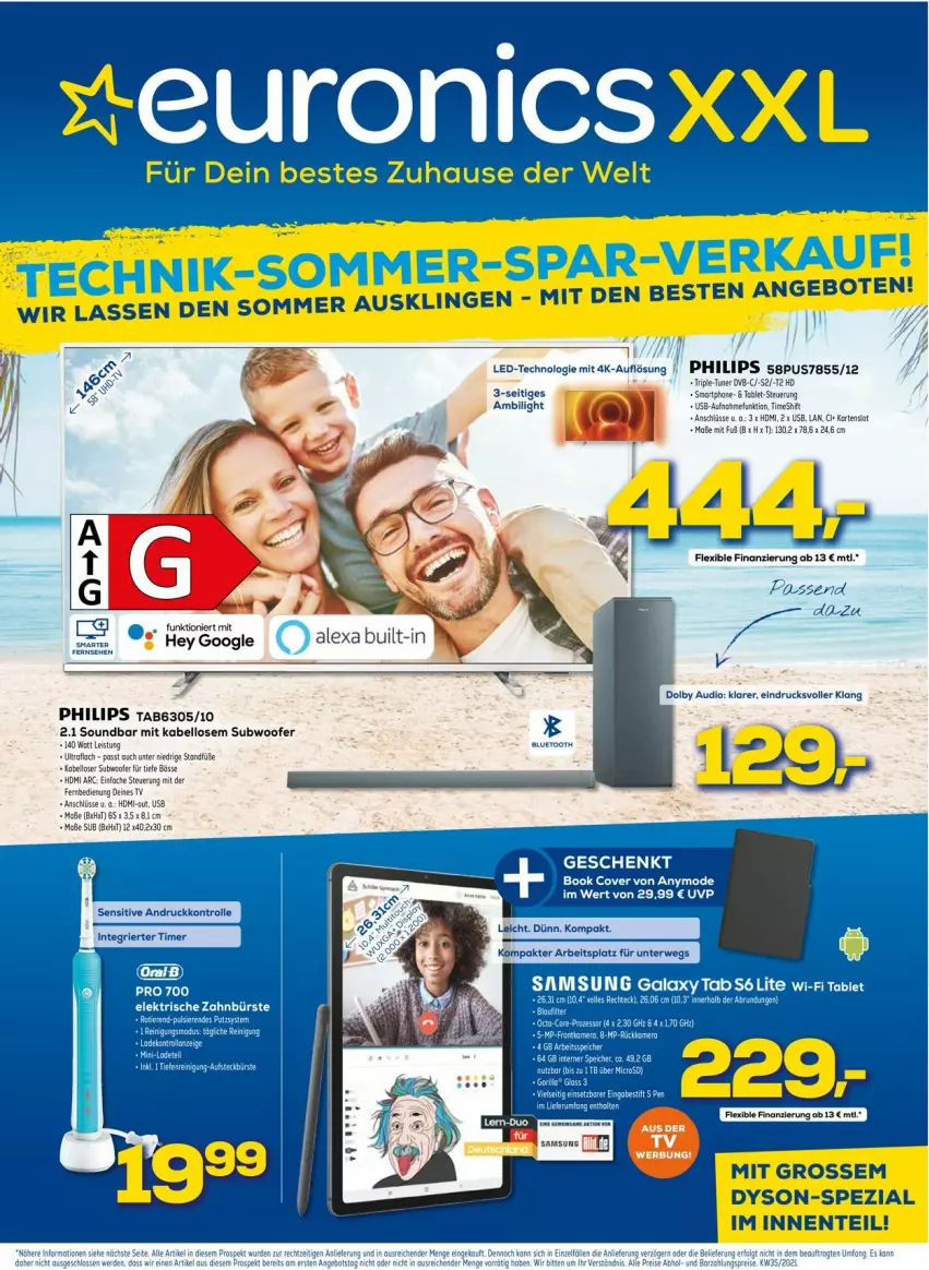 Aktueller Prospekt Euronics - Prospekte - von 01.09 bis 08.09.2021 - strona 1