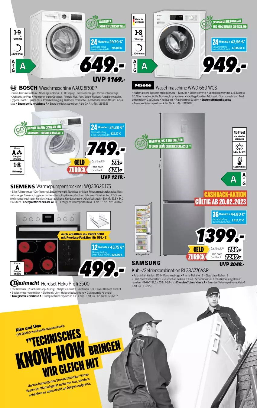 Aktueller Prospekt Medimax - MEDIMAX Prospekt KW08 2023 - von 17.02 bis 23.02.2023 - strona 7 - produkty: alpro, aqua, aquastop, auto, Behälter, beleuchtung, bügel, Cap, eis, Elektro, Finish, flasche, garraum, gefrierkombination, gefu, Germ, glaskeramik, glaskeramik-kochfeld, grill, hemd, hemden, herdset, keramik-kochfeld, kissen, kochfeld, kopfkissen, led-licht, LG, mab, monte, Nike, obst, Rauch, Reinigung, reis, ring, rum, schlauch, schubladen, Spektrum, Spezi, Spülen, Teleskop, Ti, tisch, Trockner, trommel, uhr, wärmepumpentrockner, waschmaschine, waschmittel, wasser, wolle