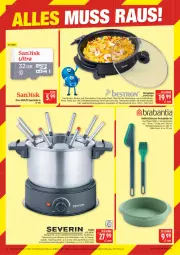 Gazetka promocyjna Marktkauf - Prospekt - Gazetka - ważna od 21.02 do 21.02.2026 - strona 32 - produkty: adapter, aust, braten, decke, Deckel, eis, fleisch, Fleischbällchen, Fondue, fritteuse, gabel, Glasdeckel, Heißluftfritteuse, HP, Leuchte, paella, pasta, pfanne, Pfau, Pinsel, reis, Schal, severin, speicherkarte, spülmaschinen, thermostat, Ti, topf