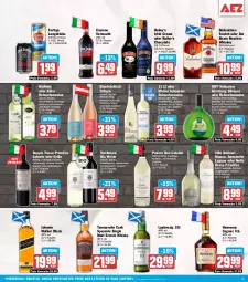 Gazetka promocyjna Aez - Prospekte - Gazetka - ważna od 31.10 do 31.10.2026 - strona 13 - produkty: alkohol, Bad, ball, bio, bourbon, bourbon whiskey, cin, cinzano, Cognac, cola, doppio passo, drink, drinks, eis, elle, ente, flasche, frucht, früchte, früchten, grill, grillo, irish cream, jim beam, johnnie walker, käfer, lack, laphroaig, Michel Schneider, passo, primitivo, rebsortenweine, reis, scotch, scotch whisky, silvaner, single malt, Ti, Vermouth, wein, weine, whiskey, whisky, ZTE