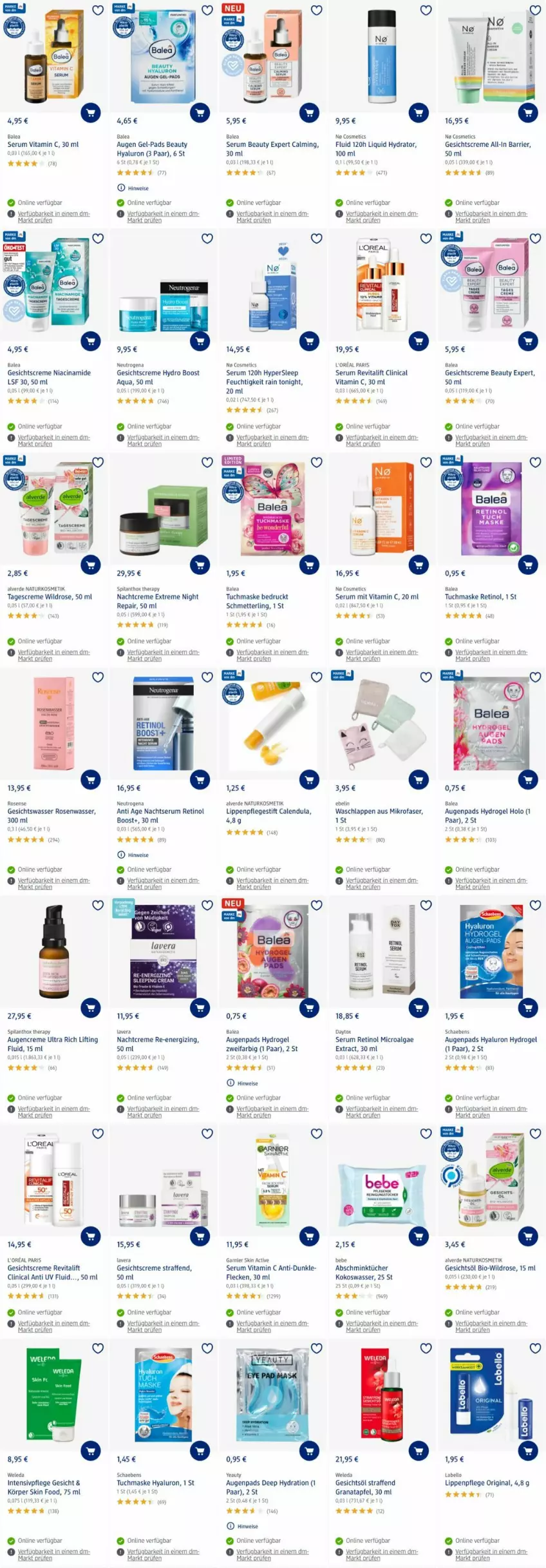 Aktueller Prospekt Dm Drogerie - Prospekte - von 04.05 bis 17.05.2023 - strona 4 - produkty: Alverde, aqua, Bebe, bio, Bose, Calendula, cin, Clin, creme, eis, elle, erde, Gesichtscreme, Gesichtsöl, Gesichtswasser, gin, hyaluron, kokos, Kokoswasser, kosmetik, lavera, LG, Lippenpflege, loreal, mab, Maske, Mett, mikrofaser, nachtcreme, natur, naturkosmetik, neutrogena, Revital, revitalift, rosen, Rosenwasser, rum, Schaebens, Schmetterling, Serum, tagescreme, Ti, tuc, tücher, tuchmaske, vita, Vitamin C, waschlappen, wasser, weleda, Wild