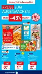 Gazetka promocyjna AldiSud - ALDI Aktuell - Gazetka - ważna od 26.03 do 26.03.2022 - strona 8 - produkty: aldi, Berger, eis, finesse, fleisch, frischkäse, jalapeño, kartoffel, Käse, mac, mozzarella, nürnberger, paprika, reis, rel, snack, snacks, Ti, wedges