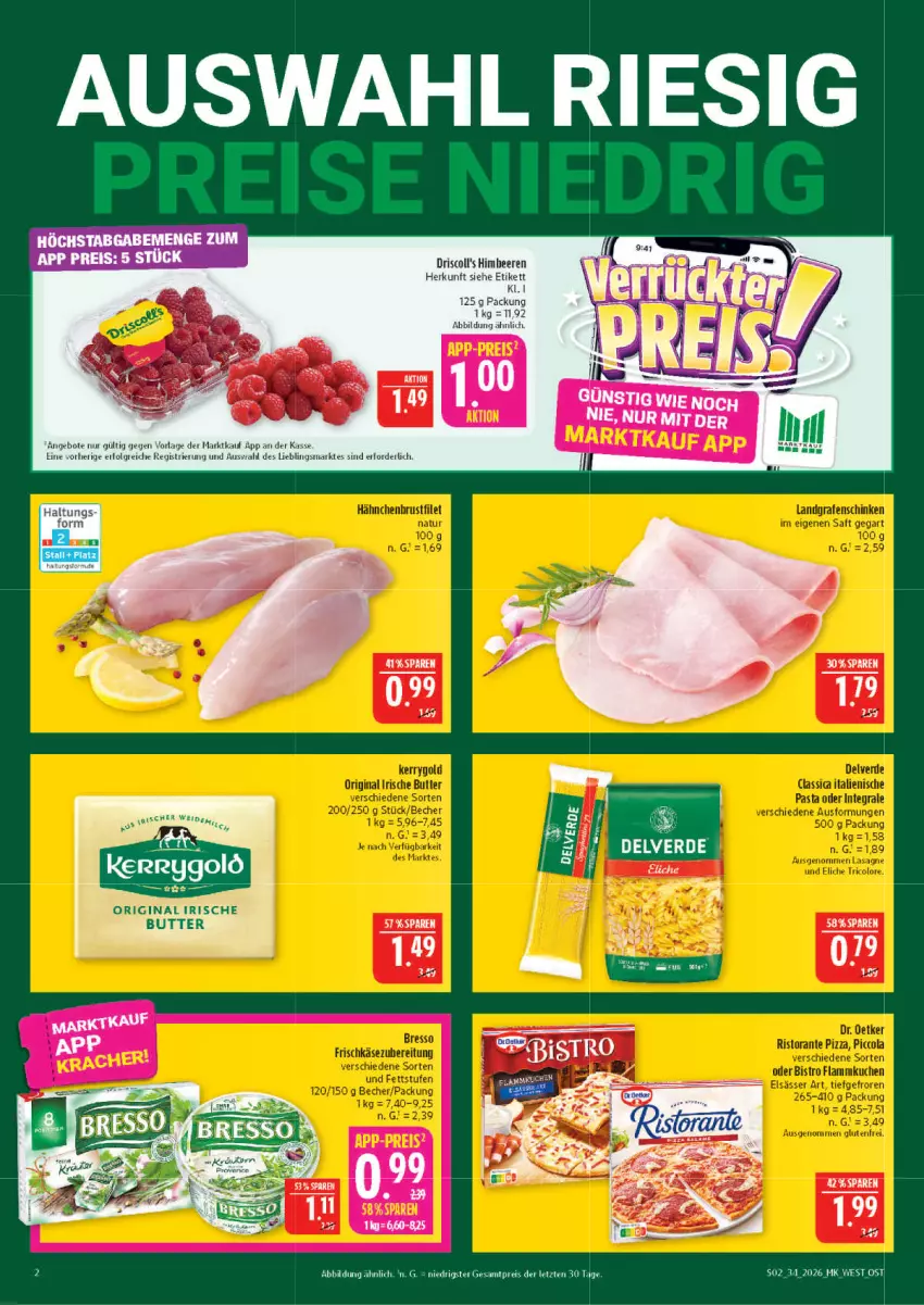 Aktueller Prospekt Marktkauf - Prospekt - von 16.08 bis 22.08.2026 - strona 2 - produkty: beere, beeren, bett, butter, driscoll's, eis, erde, gin, himbeer, himbeere, himbeeren, reis, Ti, ZTE