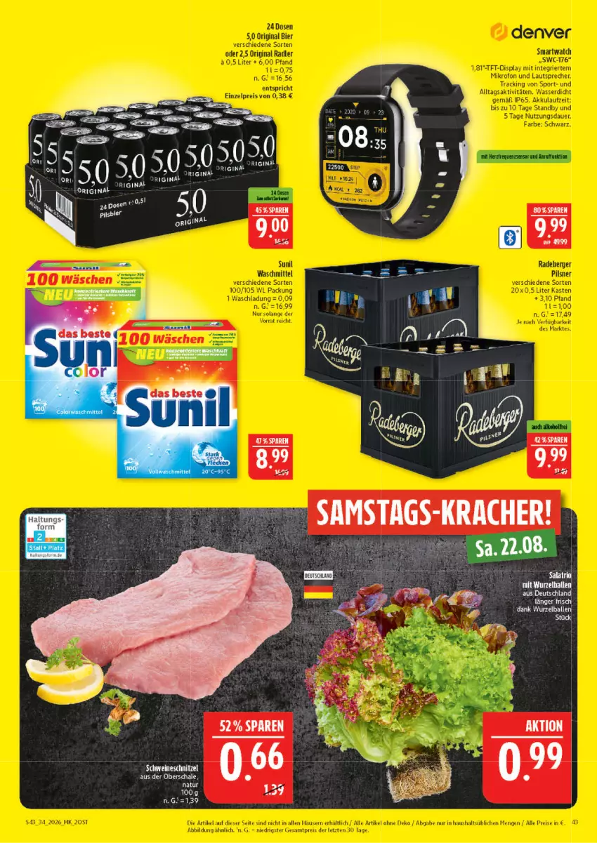 Aktueller Prospekt Marktkauf - Prospekt - von 16.08 bis 22.08.2026 - strona 43 - produkty: elle, gin, kracher, Schal, Schale, Ti, Tiere