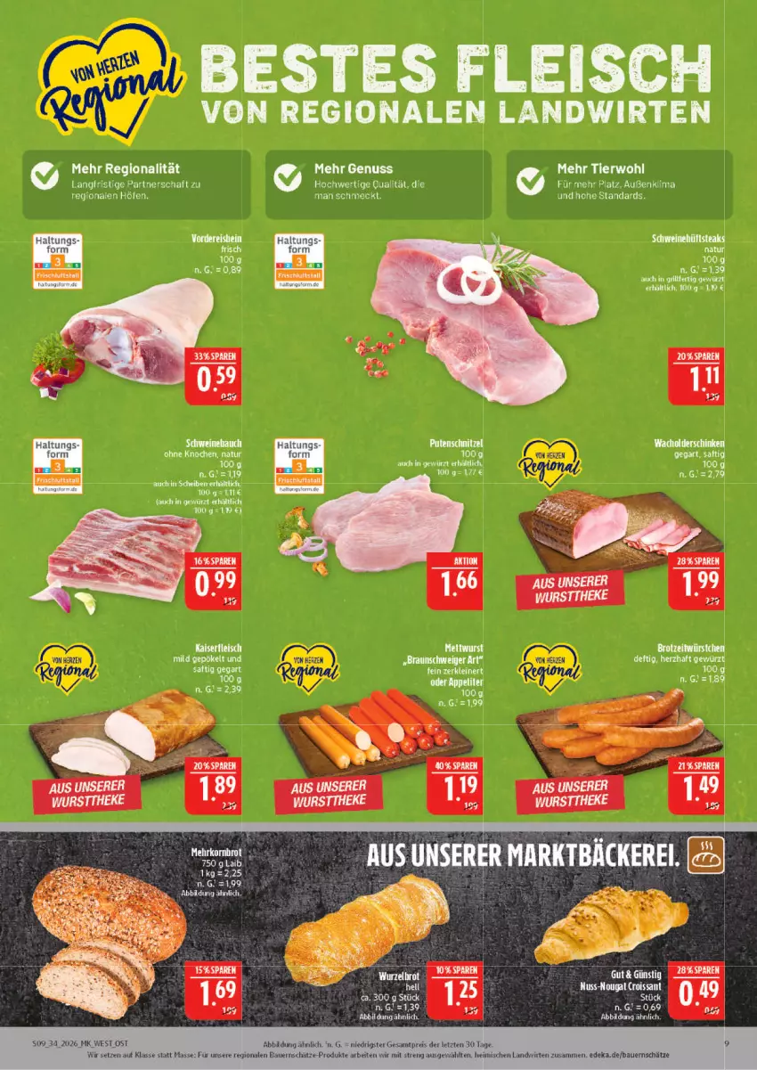 Aktueller Prospekt Marktkauf - Prospekt - von 16.08 bis 22.08.2026 - strona 9 - produkty: braun, eis, HP, Kaiser, nuss, Ti