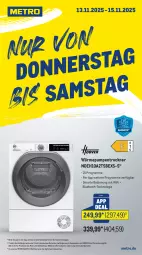 Gazetka promocyjna Metro - App-Deals - Gazetka - ważna od 15.11 do 15.11.2025 - strona 3 - produkty: coupon, elle, Metro, metro gastro, teller, Ti, Trockner, wärmepumpentrockner