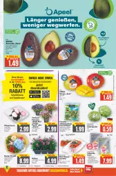 Gazetka promocyjna E Center - Angebote der Woche - Gazetka - ważna od 04.06 do 04.06.2022 - strona 5 - produkty: aktionspreis, avocado, beutel, blume, blumen, cola, deka, eis, eisbergsalat, elle, ente, feldsalat, florette, google play, mango, nuss, petunie, petunien, Pfingstrosen, pflanze, pflanzen, reis, rosen, rote bete, rucola, saft, salat, schneidebrett, Ti, tomate, tomaten, topf, ZTE